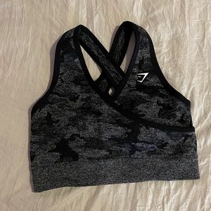 gymshark camo sports bra